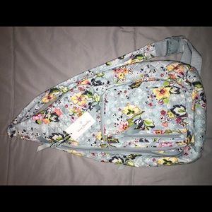 Vera Bradley Sling Backpack Floating Garden pattern